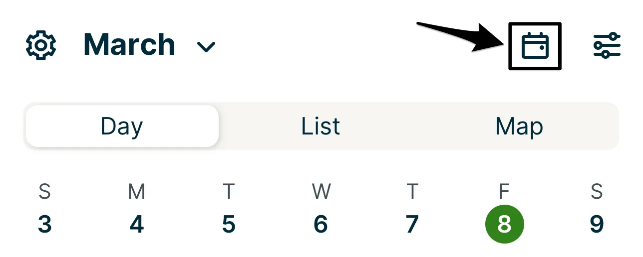 calendar icon