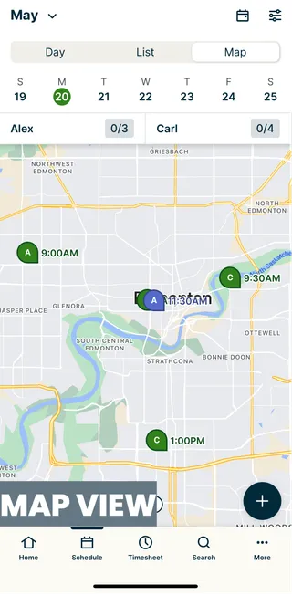 map view