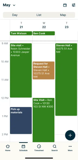 3 day view