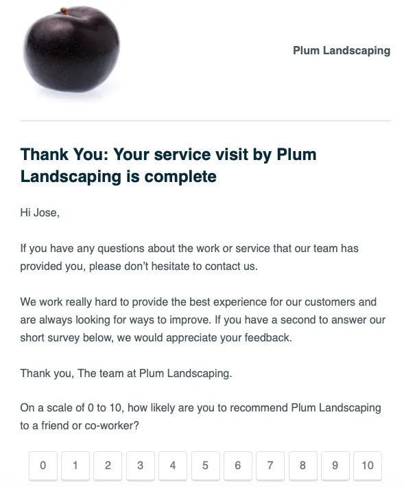 job follow-up email