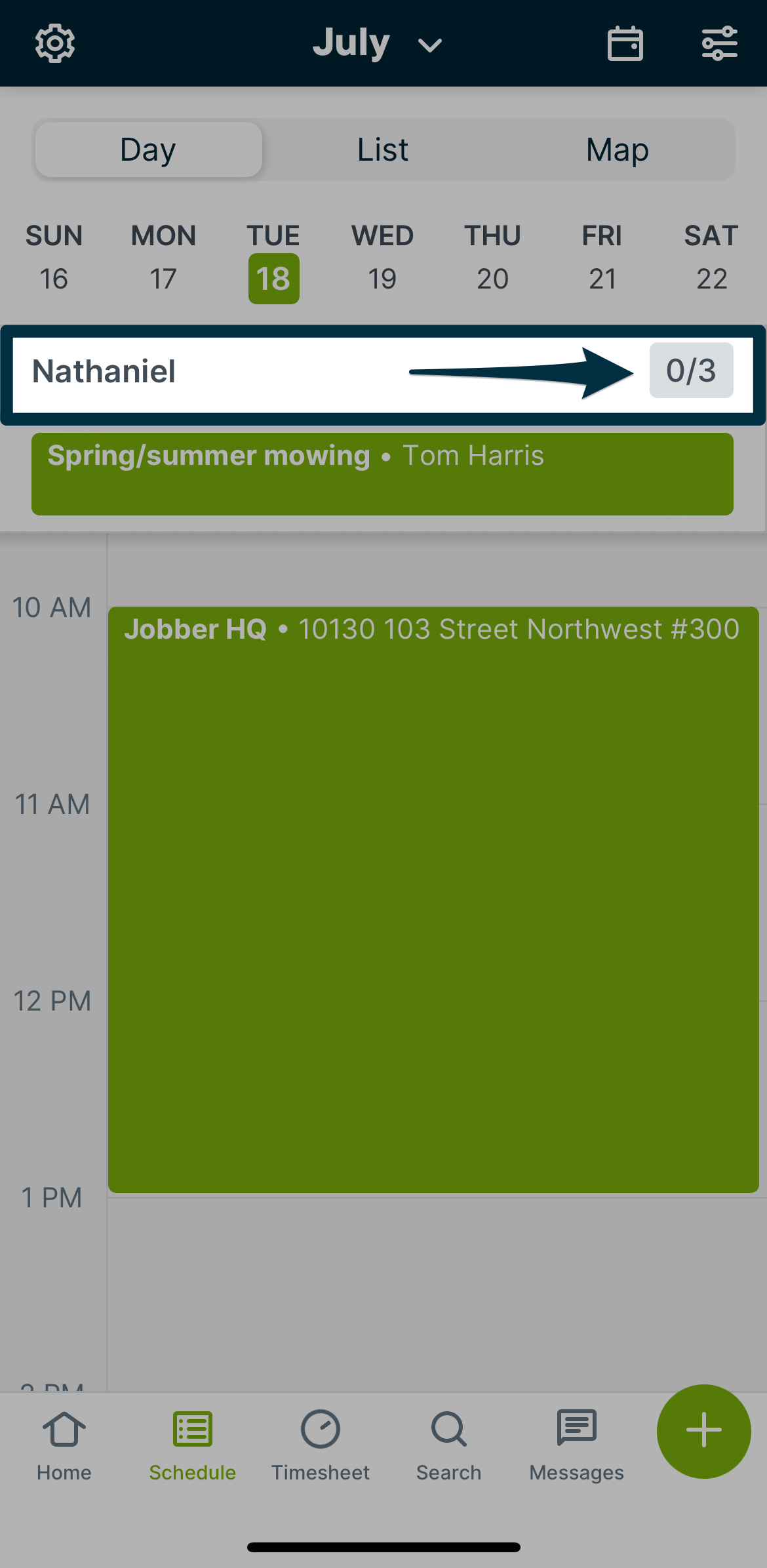 Schedule in the Jobber App Jobber Help Center