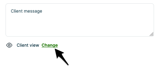 client view change button