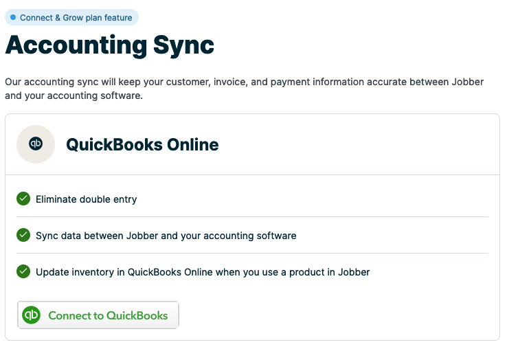 How to Set Up QuickBooks Online Sync – Jobber Help Center