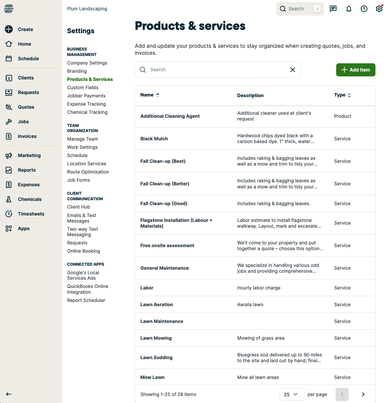 Products & Services