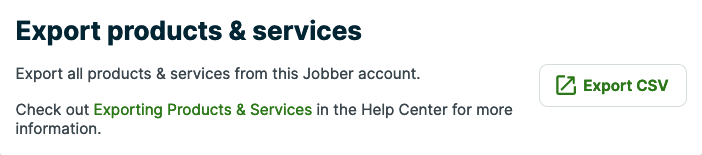 Products & Services List – Jobber Help Center