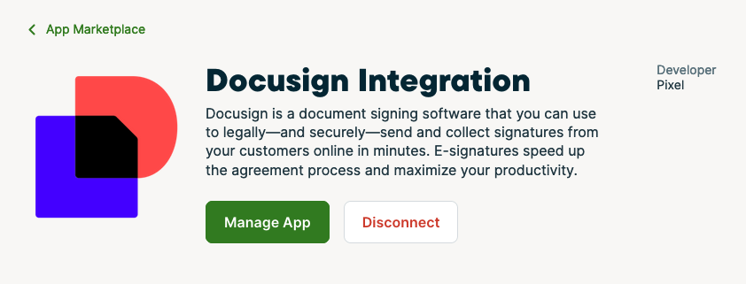 manage app