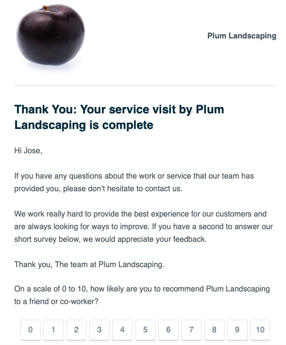 job follow-up email