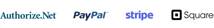Logos of payment integrations